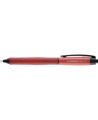 Penna Roller a Scatto - STABILO PALETTE in Rosso - Tratto F (0,4 mm) - inchiostro Rosso