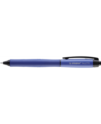 Penna Roller a Scatto - STABILO PALETTE in Rosso - Tratto F (0,4 mm) - inchiostro Blu