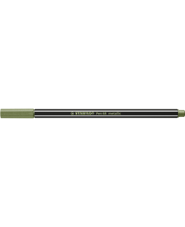 Pennarello Premium Metallizzato - STABILO Pen 68 metallic - Verde Chiaro metallizzato