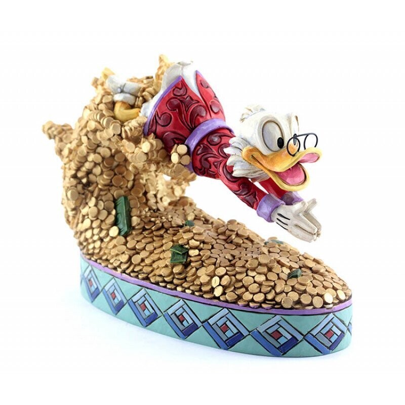 Statuina Zio Paperone e il Tesoro 13 cm  |  Disney Traditions