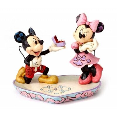 Topolino e Minnie Dono Anello 13 cm | Disney© Traditions