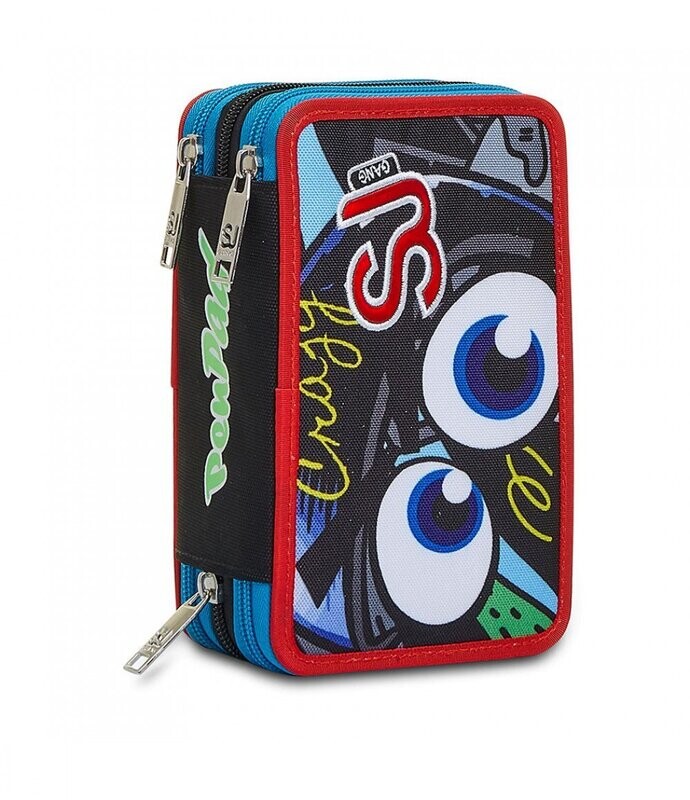 Seven Junior Astuccio PenPad 3 Zip  - Facce da SJ Boy
