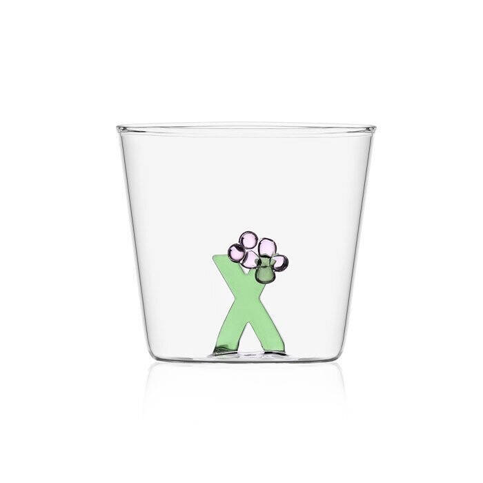Ichendorf  Bicchiere Tumbler Alfabeto Lettera X  - 35 cl