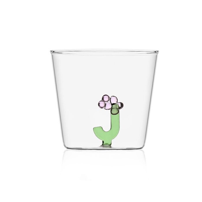 Ichendorf  Bicchiere Tumbler Alfabeto Lettera J  - 35 cl