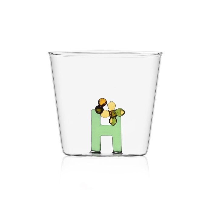 Ichendorf  Bicchiere Tumbler Alfabeto Lettera H  - 35 cl