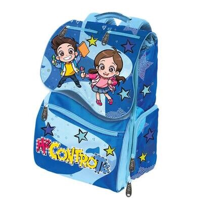 Me Contro Te | Zaino Originale Square Glitter e Luci - Azzurro - Novità 2021/2022 Me Contro Te | Zaino Originale Square Glitter e Luci - Azzurro - Novità 2021/2022