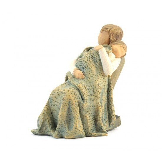 Statuina Mamma e Figlio" The Quilt"  13,5 cm | Willow Tree