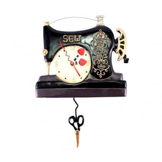 Orologio con pendolo - Macchina da Cucire - Allen Design