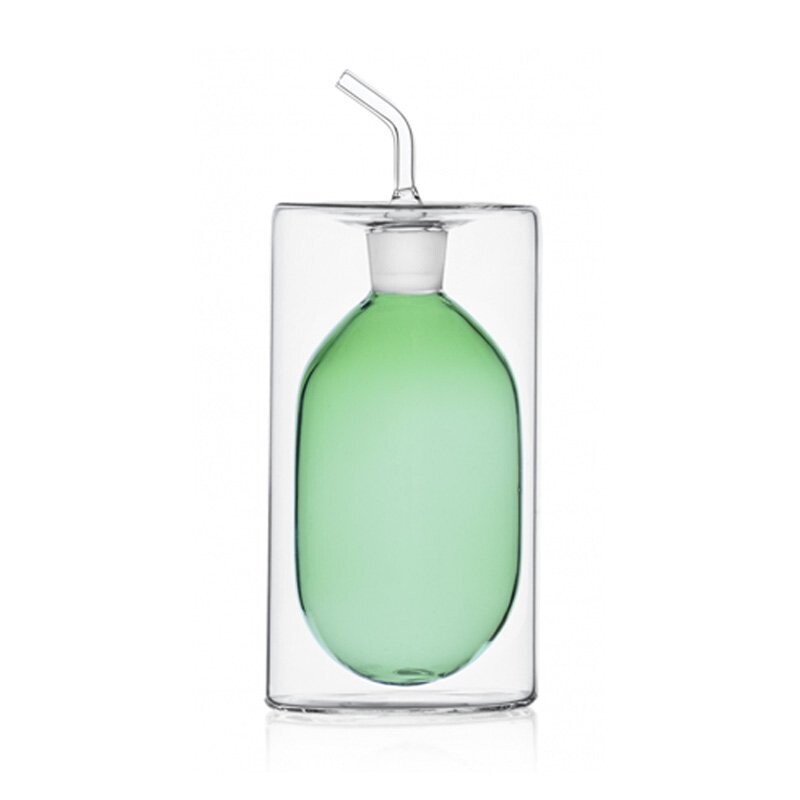 Oliera con Doppio Fondo Verde - H 19 cm - Ichendorf