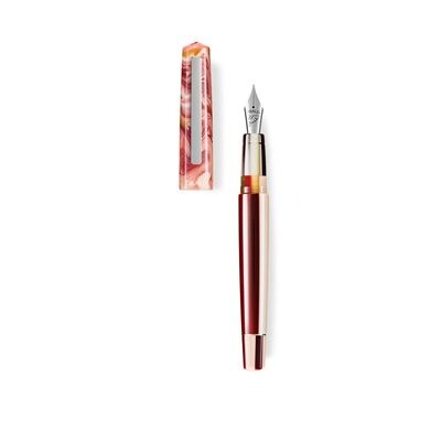 Tibaldi - Penna Stilografica in resina Russet Red