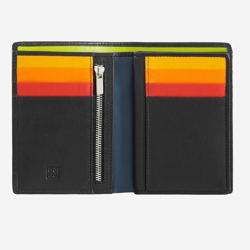 dudubags | Portafoglio Uomo Verticale Tiberio - Marrone Scuro