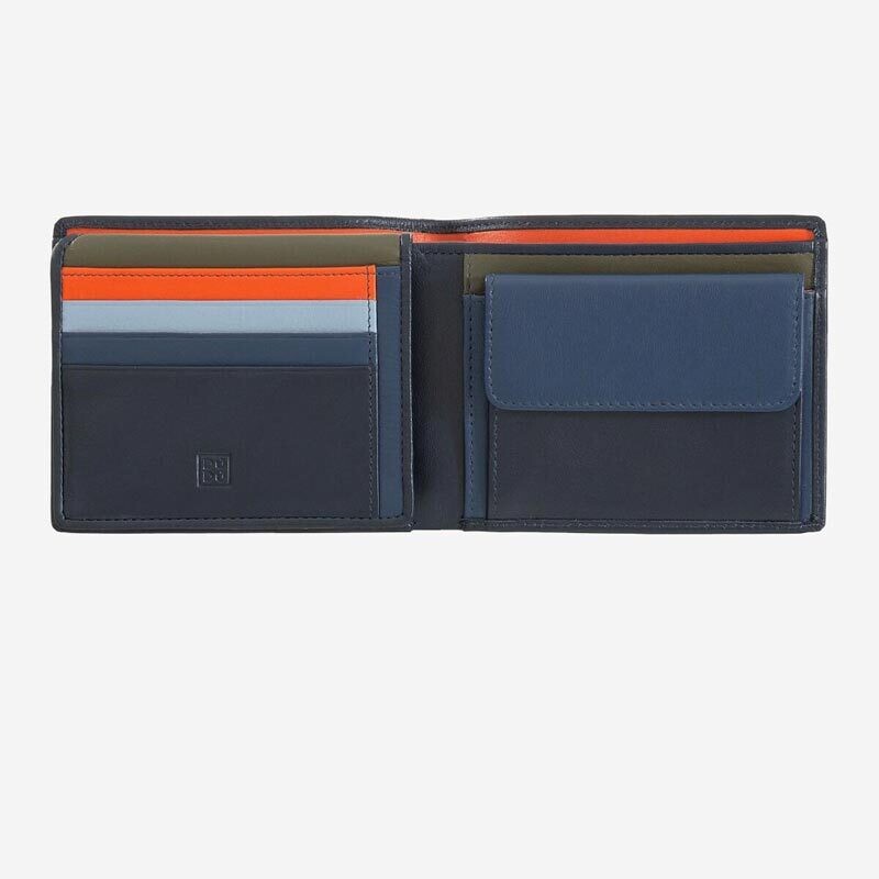 dudubags | Portafoglio Uomo in pelle - Blu Navy