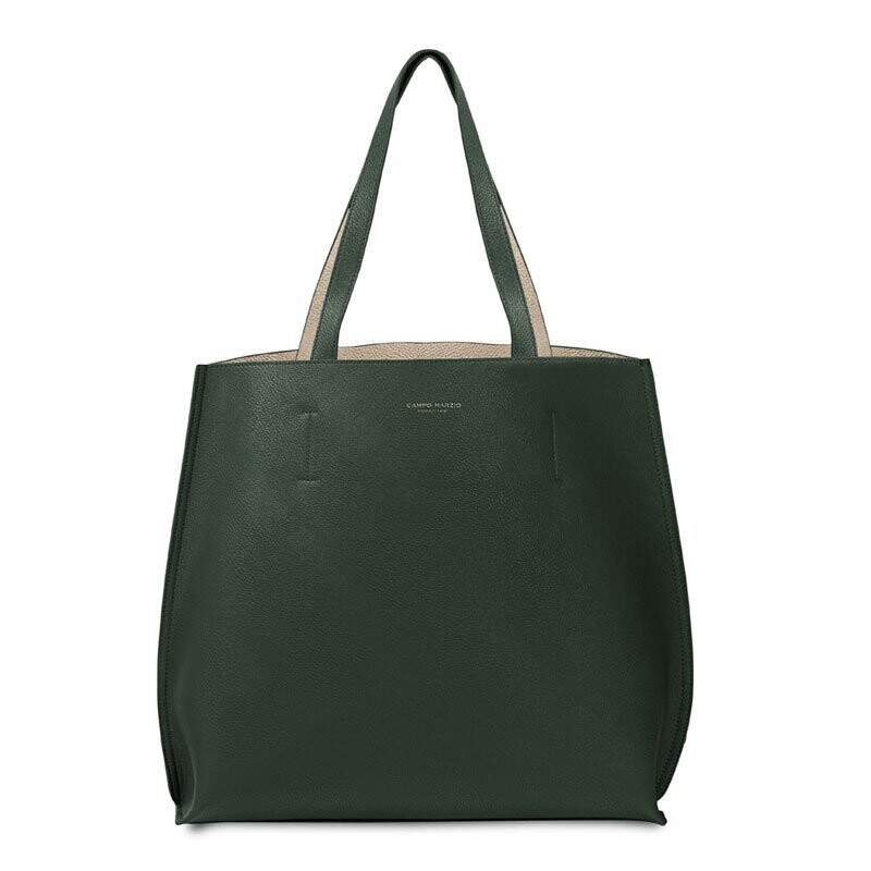 Campo Marzio Borsa Double Tote Bag Verde Pino