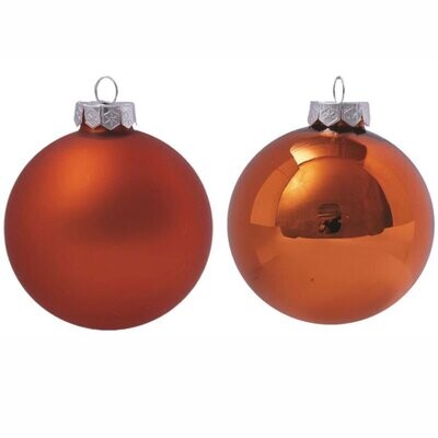 Sfera in Vetro  Ø 8 cm - Arancio