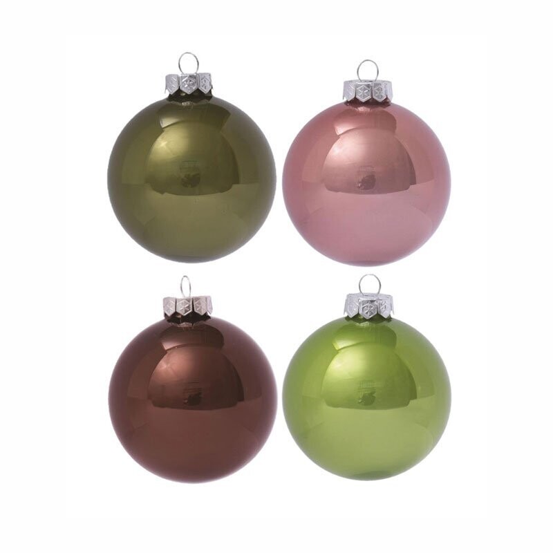 Sfera in Vetro  Ø 4 cm - Colori Autunno