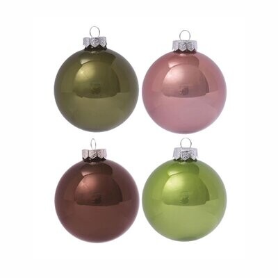 Sfera in Vetro  Ø 4 cm - Colori Autunno