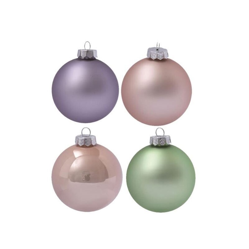 Sfera in Vetro  Ø 8 cm - Colori Pastello