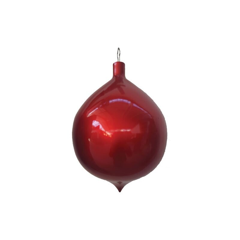 Pendaglio Goccia in Vetro - Rosso  H 40 cm