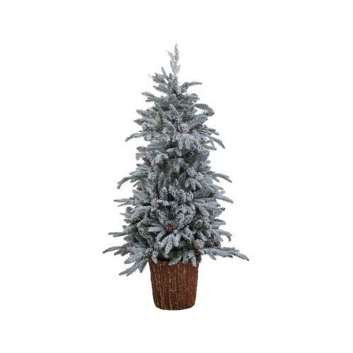 Flora Albero Floccato con Vaso - 150 cm