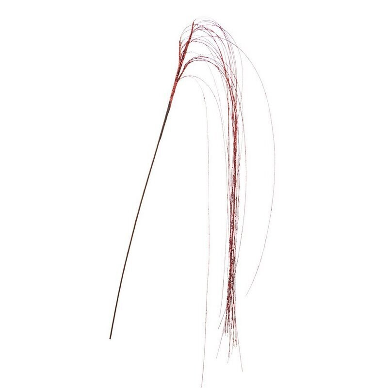 Ramo Capelli d'Angelo H125 cm - Rosso | Bizzotto