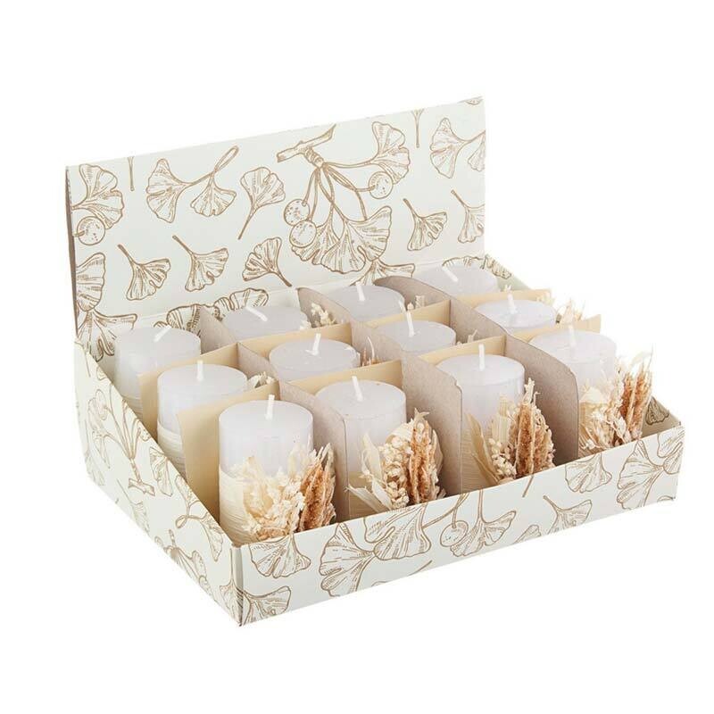 Candela Evy Natural Bianca H23cm | Bizzotto