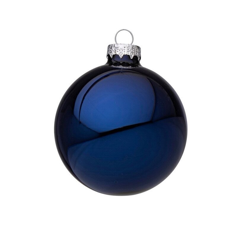 Bizzotto | Sfera in Vetro Blu Lucido Ø 8 cm