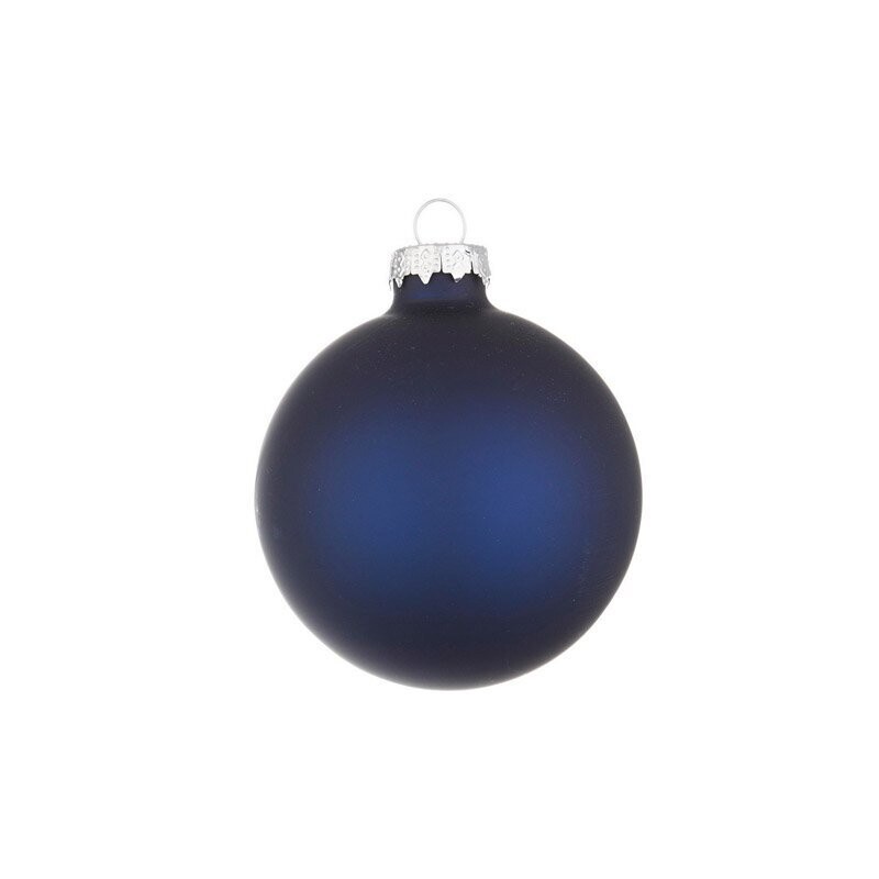 Bizzotto | Sfera in Vetro Blu Opaco Ø 6 cm