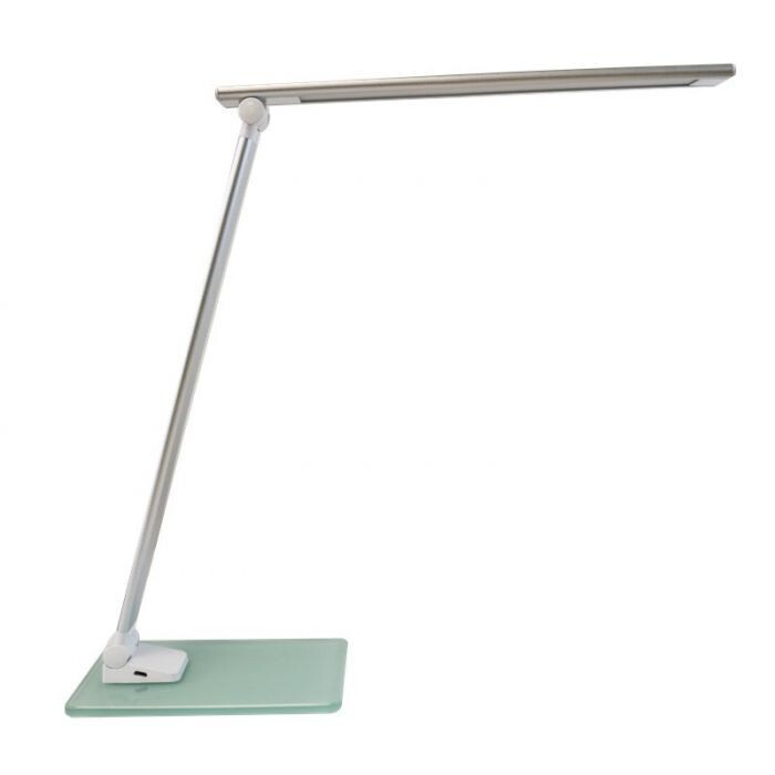 Unilux Lampada da scrivania - led - Popy - argento