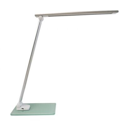 Unilux Lampada da scrivania - led - Popy - argento