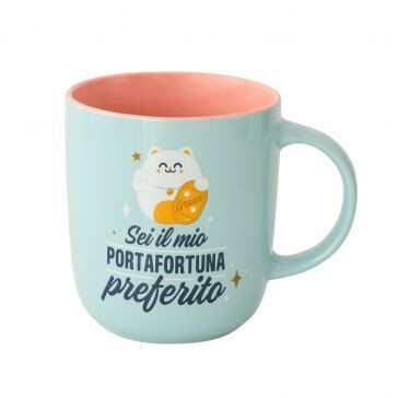 Mr. Wonderful Tazza "Sei il mio portafortuna preferito"