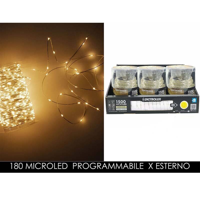 Catena di Luci n.500 Microled - Bianco caldo