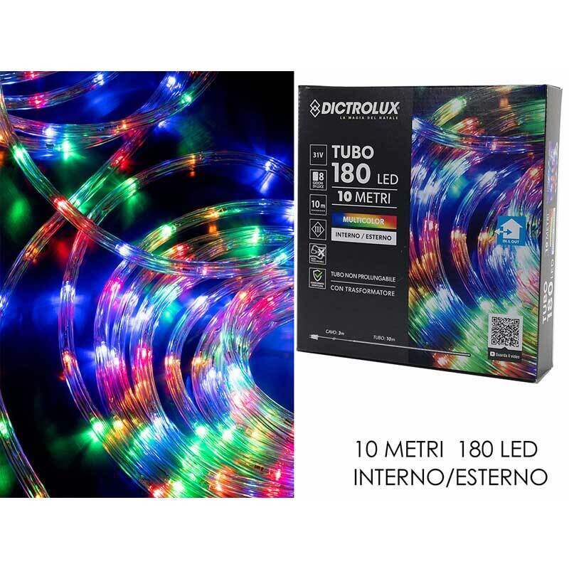 Tubo 180 Led Multicolor - 10 Mt