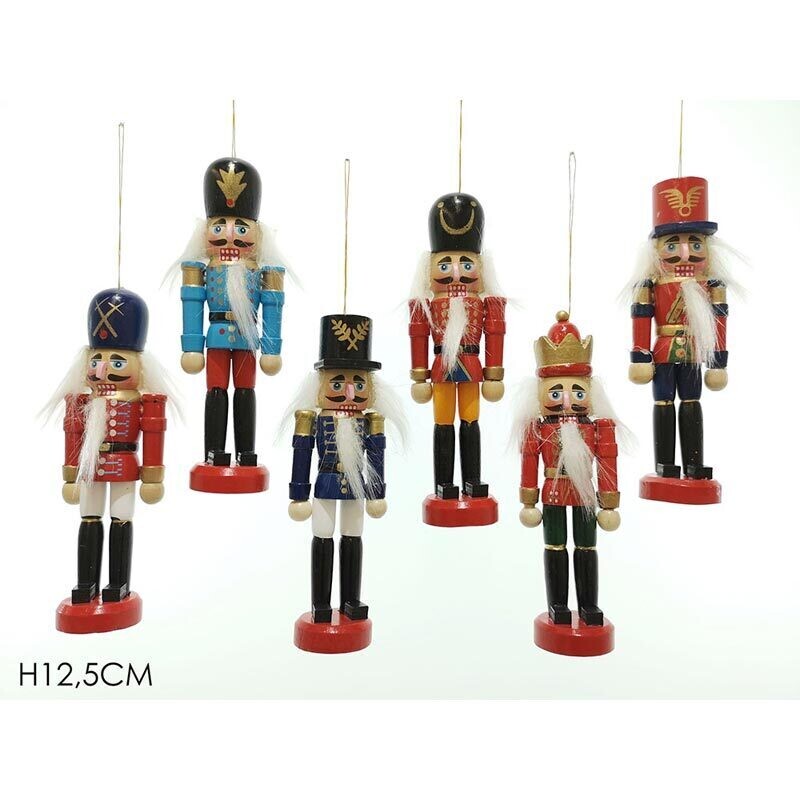 Appendino Sciaccianoci Soldatino H 12,5 cm - Soggetti Assortiti