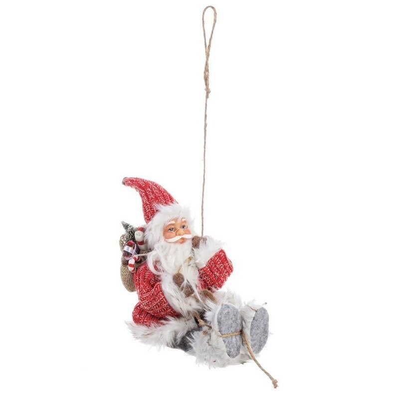 Pupazzo Babbo Natale appeso  - H 40 cm