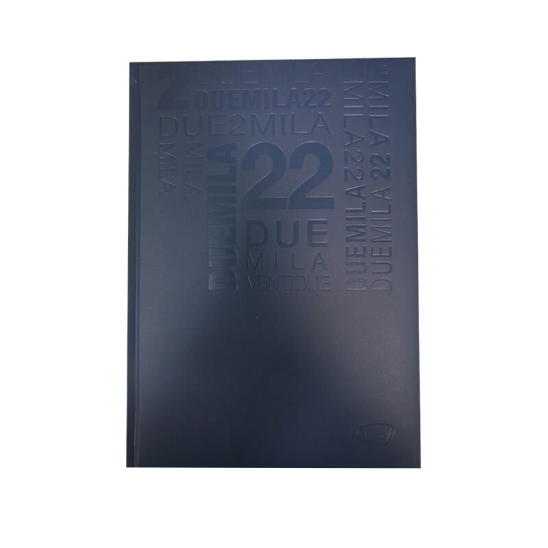 Buffetti Agenda 2026 giornaliera - 17 x 24 cm 12 mesi  - Blu