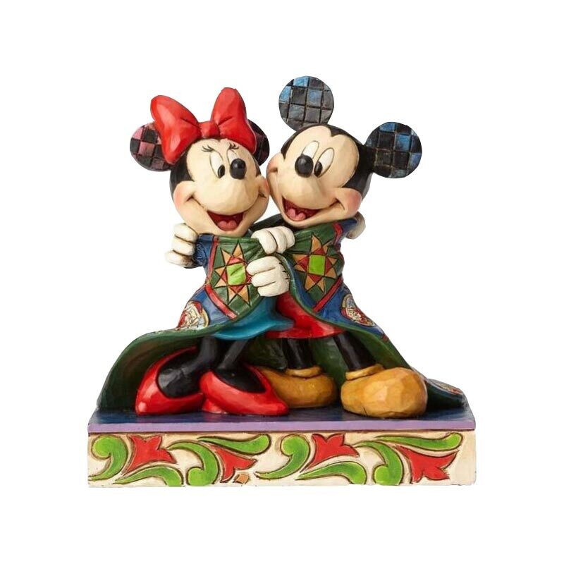 Topolino e Minnie Sotto la coperta di Natale 12,7 cm |  Disney Traditions