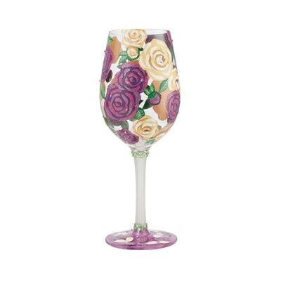 LoLiTa| Bicchiere da Vino "Coming Up Roses"