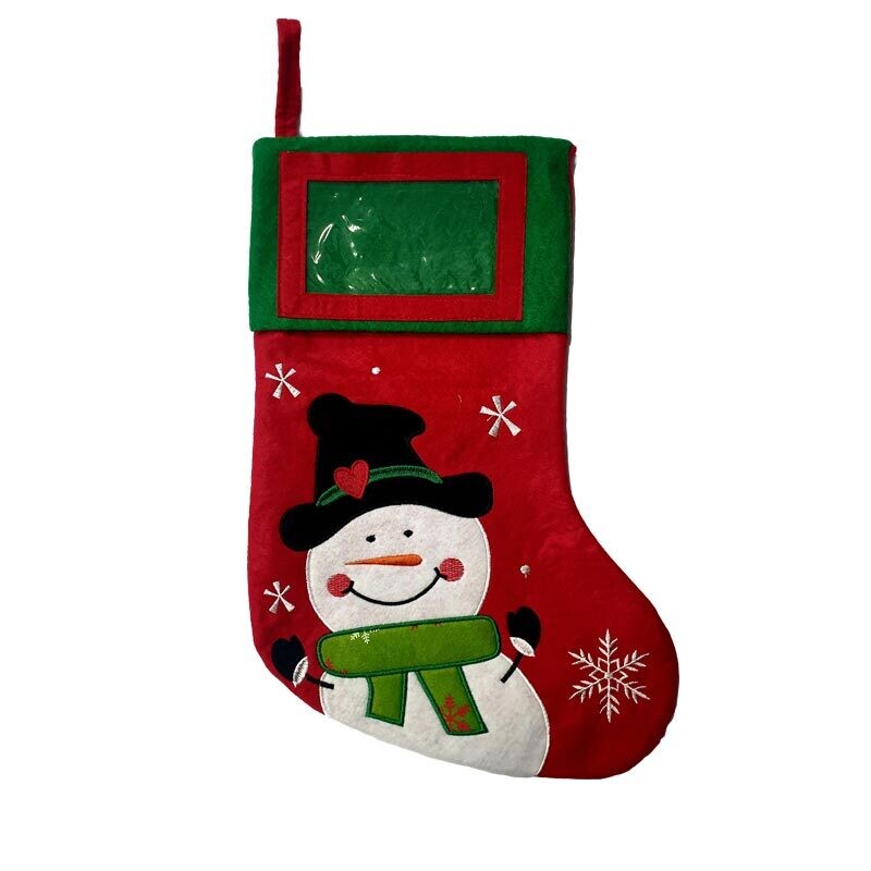 Calza Befana con Pupazzo di Neve -  44 cm