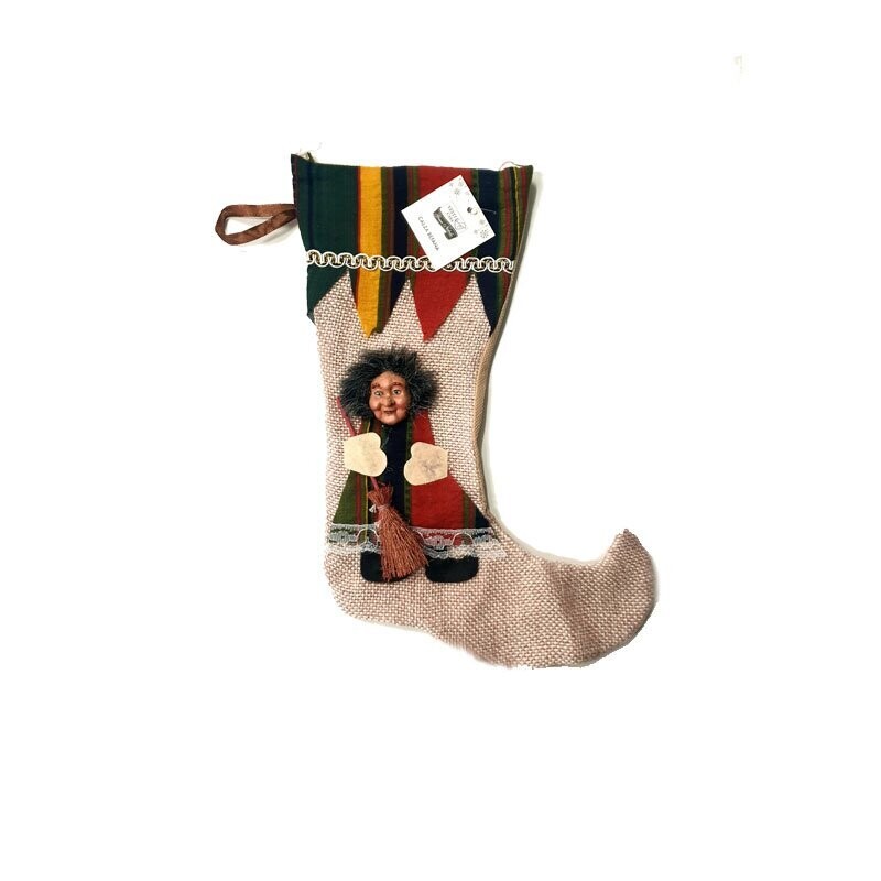 Calza Befana Liuta con Befana in Rilievo -  30 cm