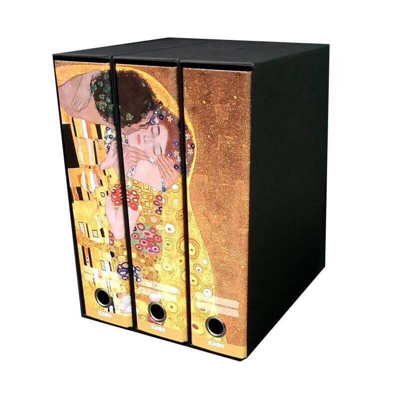 Kaos Set 3 raccoglitori - Klimt - Il Bacio