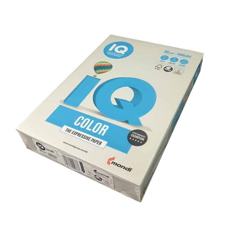 Carta A4 Colorata Mondi IQ 500 Fogli - 80 g/m² - GR21 - Grigio