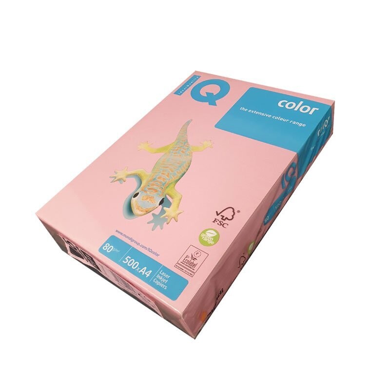 Carta A4 Colorata Mondi IQ 250 Fogli - 160 g/m² - PI25 - Rosa