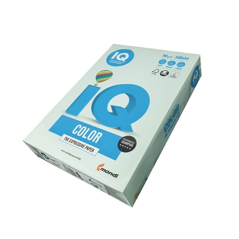 Carta A4 Colorata Mondi IQ 250 Fogli - 160 g/m² - BL29 - Blu