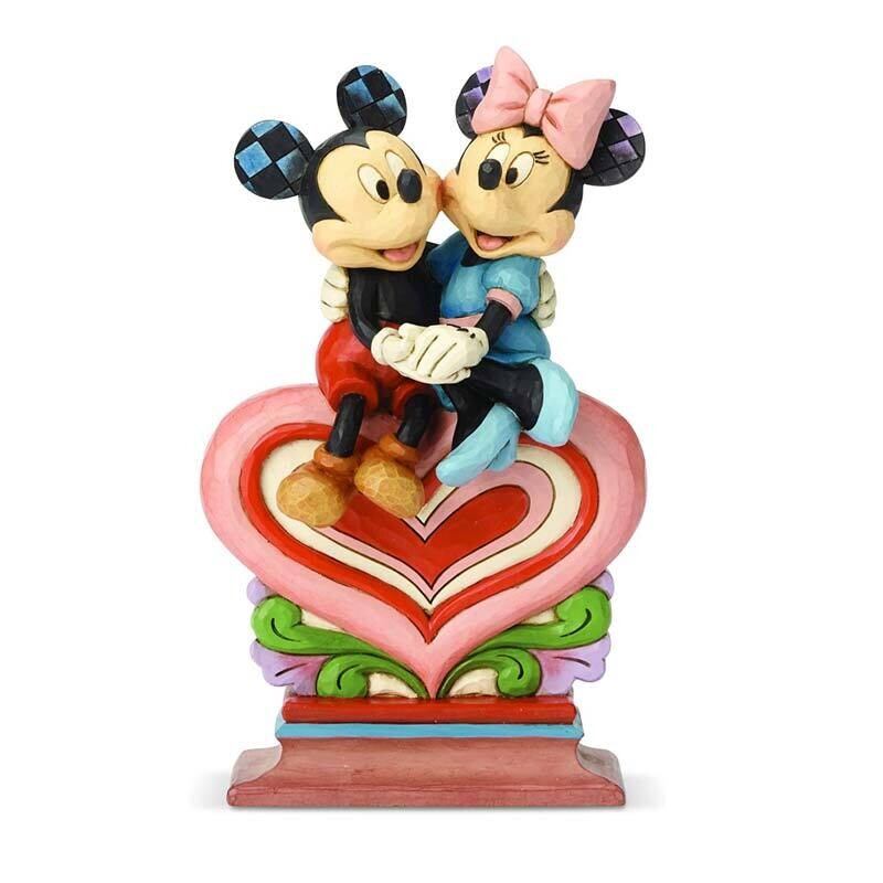 Statuina Topolino e Minnie Innamorati 21,5 cm  | Disney Traditions