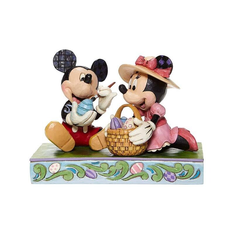 Statuina Topolino e Minni di Pasqua 11,5 cm  | Disney Traditions