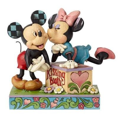 Jimshore | Il Chiosco dei Baci di Minnie e Topolino - Collezione Disney Traditions