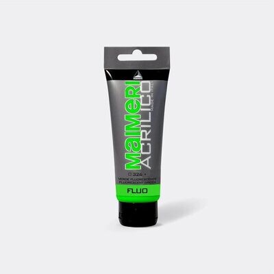 MAIMERI ACRILICO 75 ML 326 VERDE FLUORESCENTE