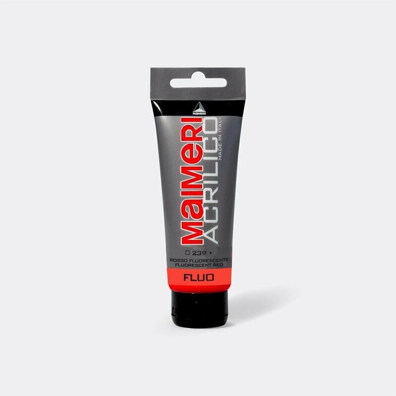 MAIMERI ACRILICO 75 ML 239 ROSSO FLUORESCENTE