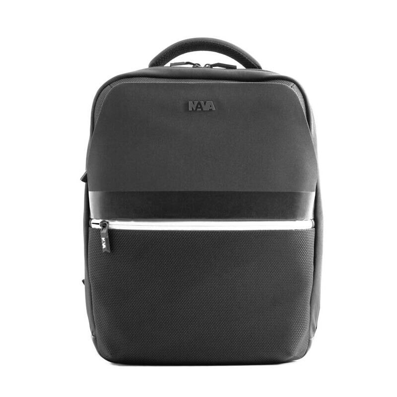 NAVA Design | Zaino Organizzato tre Comparti - Nero