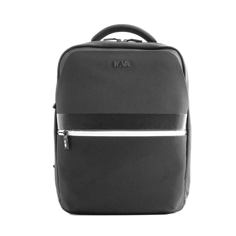 NAVA Design | Zaino Organizzato due Comparti - Nero